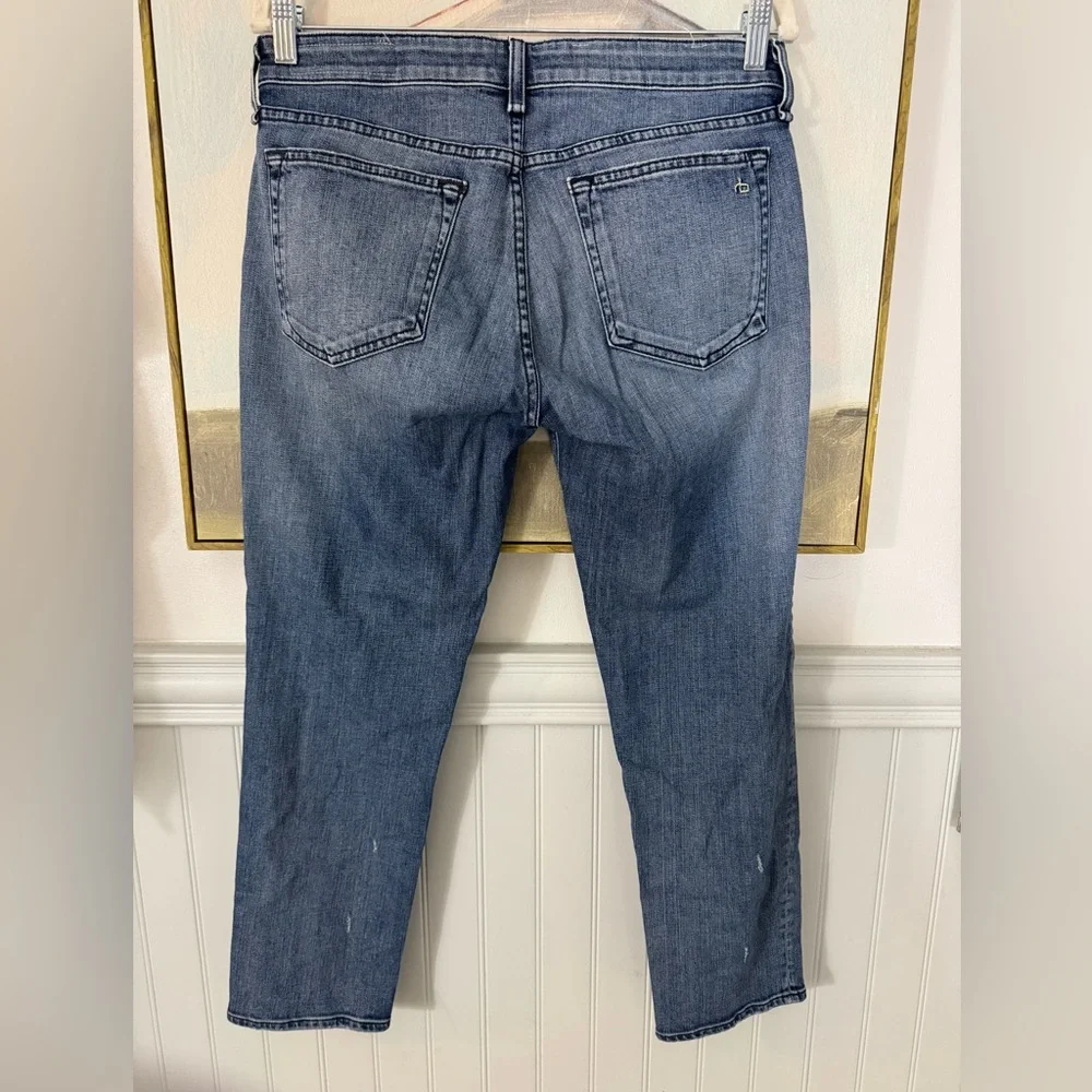 RAG & BONE Dre Low Rise Slim Boyfriend Crop Jeans Size 27 - Picture 3 of 7